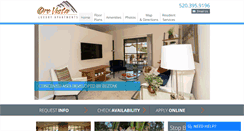 Desktop Screenshot of orovistaapts.com